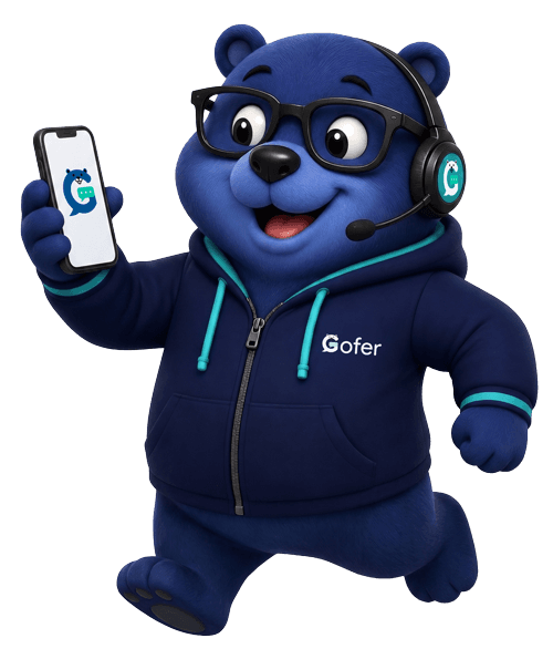 GoFER mascot — your friendly digital colleague